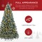 Best Choice Products Pre-Lit Pre-Decorated Holiday Christmas Pine Tree w/ Flocked Tips, Lights, Base - Blue Spruce